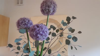 Lila Allium-Blumen — Impulse für deinen Lebensweg